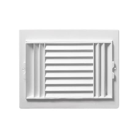 Deflecto Deflect-O Jordan 10 in. H X 8 in. W 3-Way White Plastic Ceiling Register RGC108